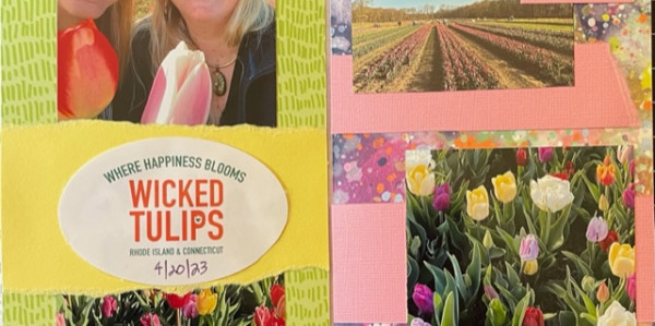 Travelers Notebook Layout – Wicked Tulips