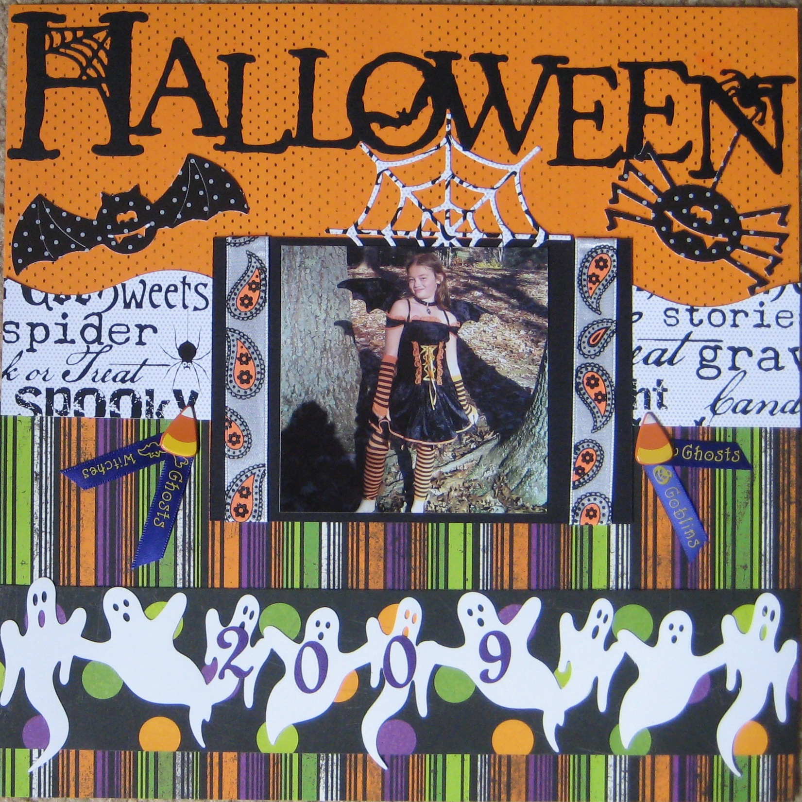 Scrapbooking Layout – Halloween — 15 Minute Scrapbooker